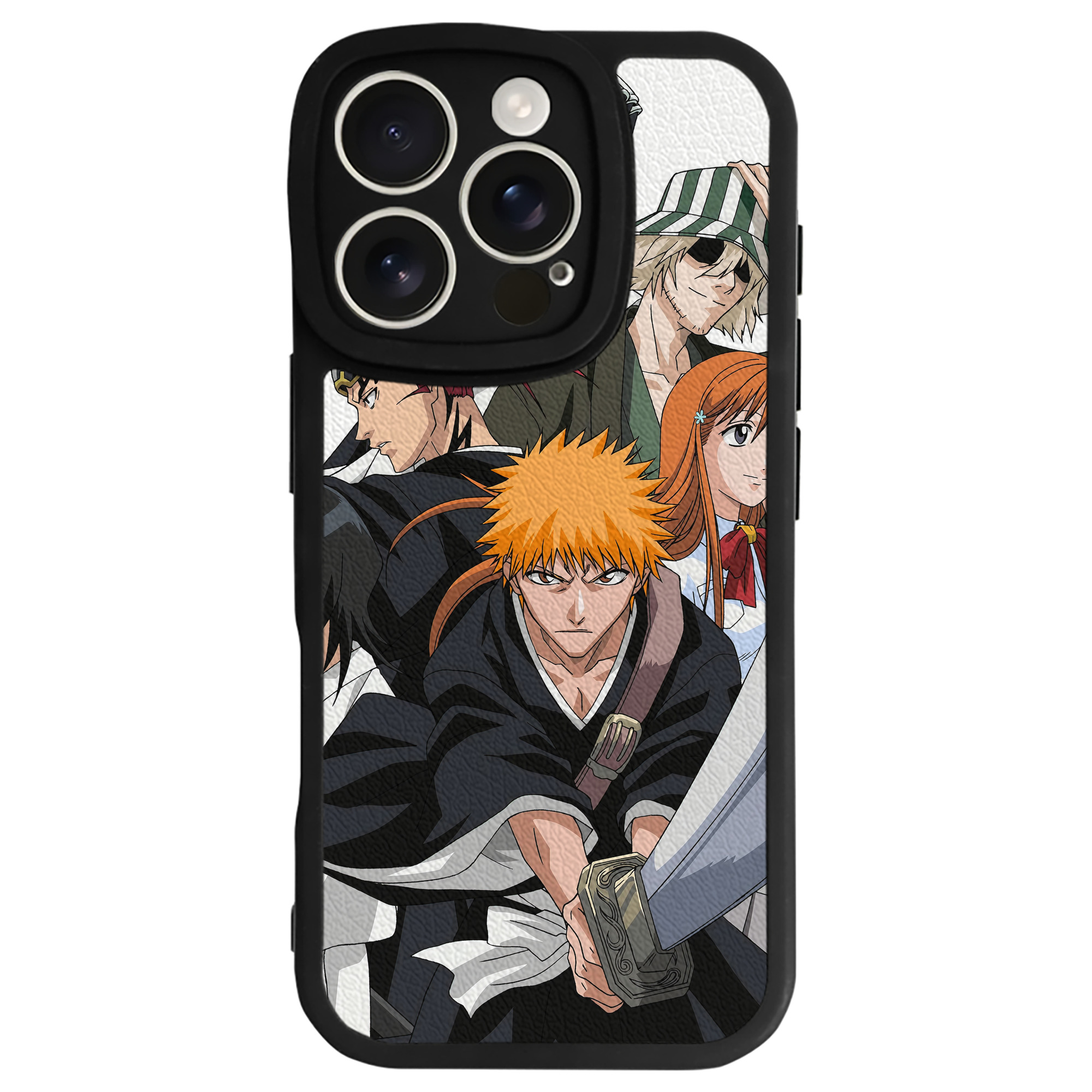 （画像用） ブリーチ BLEACH 【iPhone 16シリーズ対応】シリコンスマホケース（レザー調） 材質：シリコン